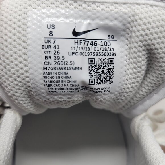 Nike Air Max 1 PRM Premium Hot Sauce Chile Red Pepper White Silver HF7746-100 8 - Picture 14 of 16